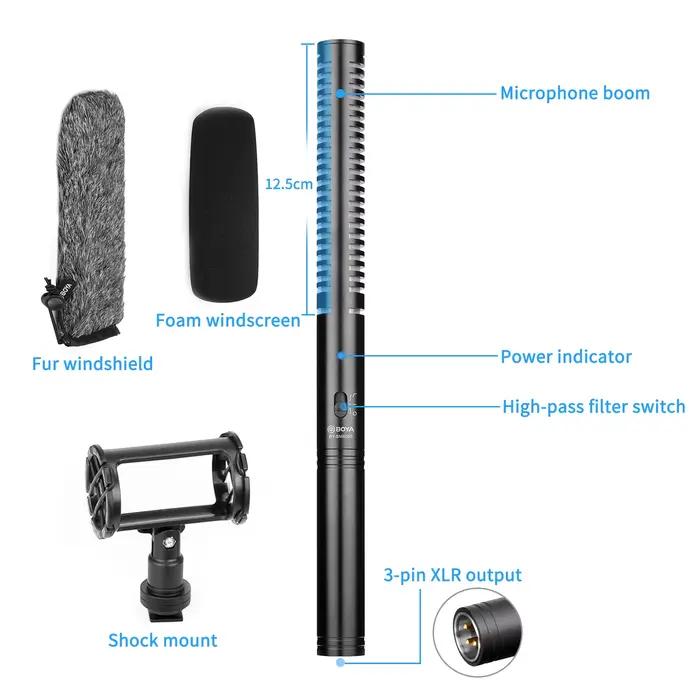 BOYA BY-BM6060 – Microphone professionnel à condensateur Super cardioïde, pour Canon, Nikon, Sony, v