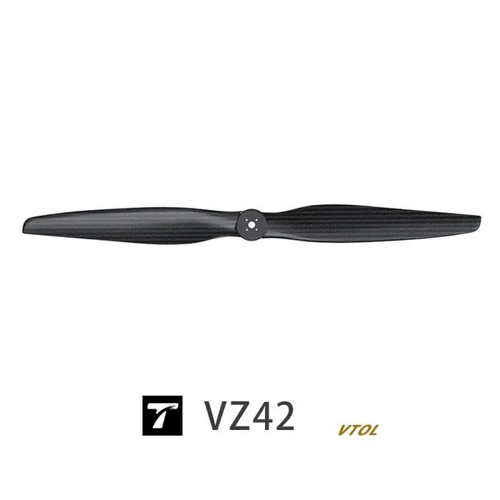 Hélice VZ42 T-MOTOR verticale/à aile fixe UAV en Fiber de carbone/paire de pièces de Drone courammen
