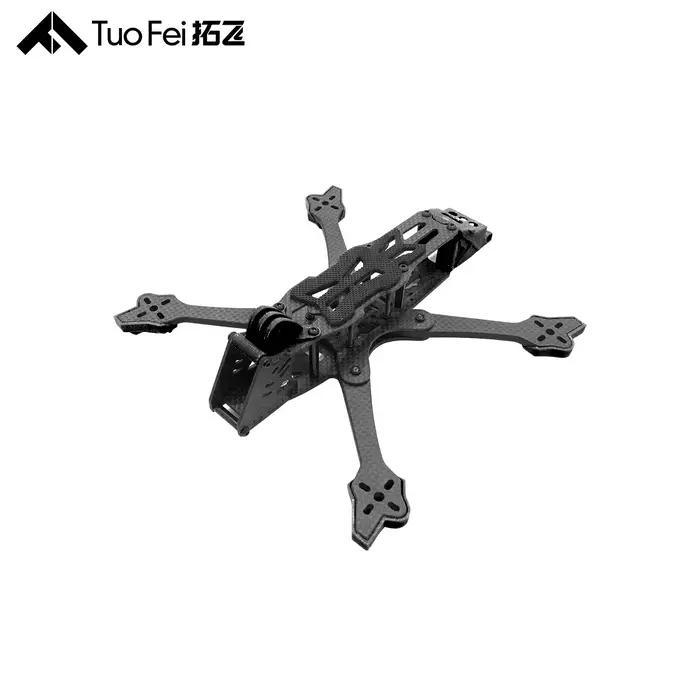 TUOFEI Cadre de drone FPV 5 pouces en fibre de carbone, pour Freestyle, compatible avec pile 30,5 x