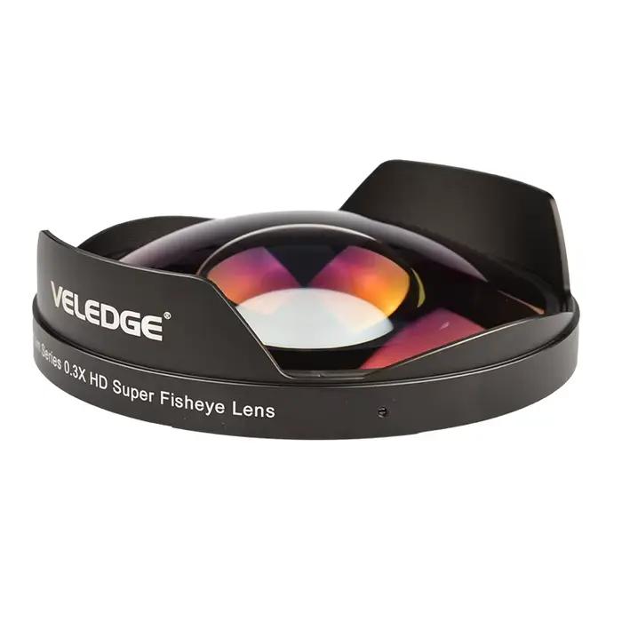 VLOGMAGIC Adaptateur d'objectif ultra grand angle fisheye 0,3X 52MM / 58MM / 62MM / 67MM / 72MM avec