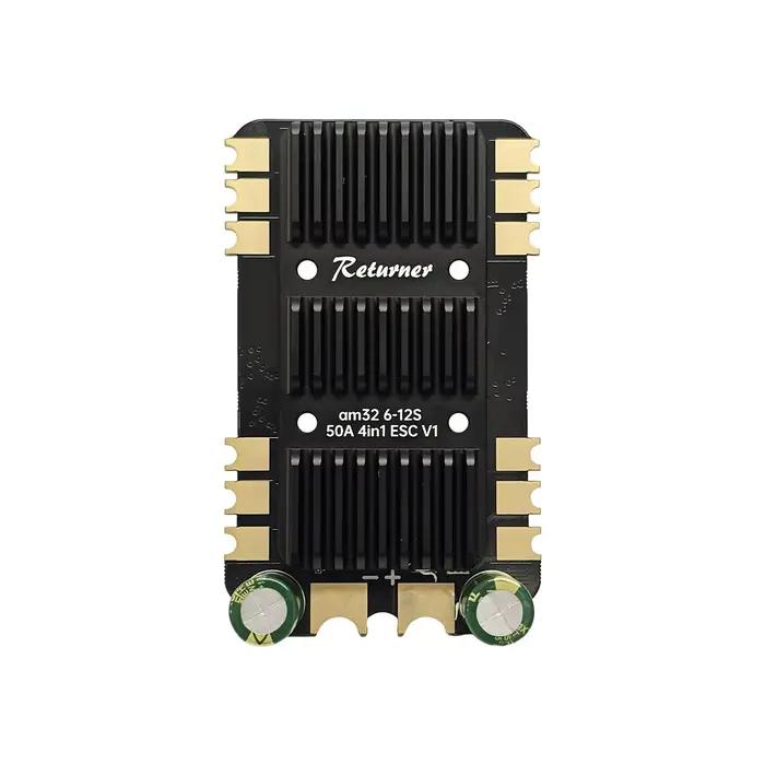 Contrôleur électronique de vitesse (ESC) 4-en-1 Returner 6-12S 32 bits 50A V1 pour drone de survol