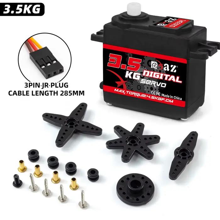 Servomoteur numérique RC à engrenages métalliques 3.5KG 6.5KG 9.5KG 14.5KG pour voiture RC 1/8 1/10,