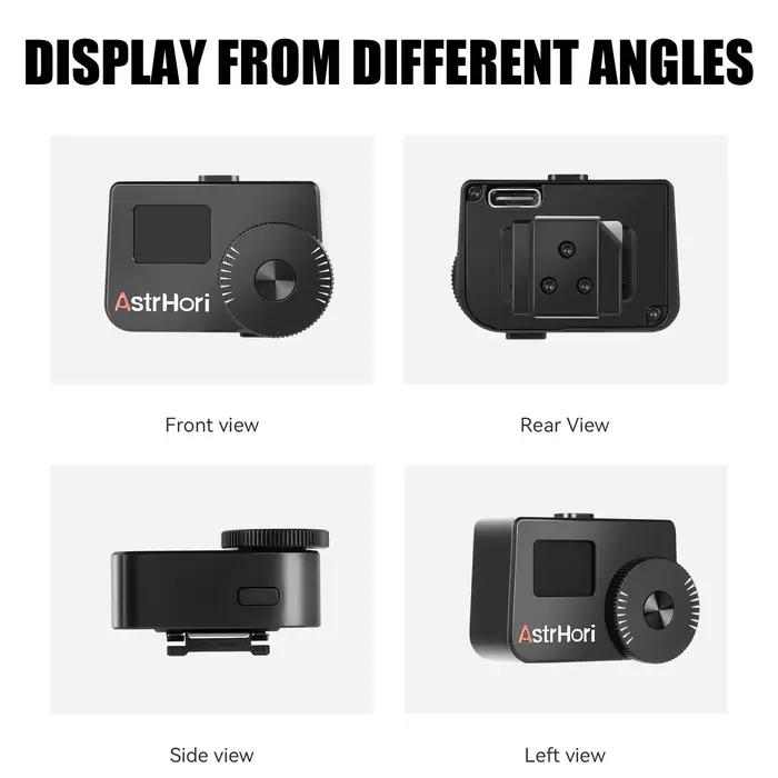 AstrHori AH M1 compteur de lumière pour appareil photo deux cadrans fixation de chaussure chaude et