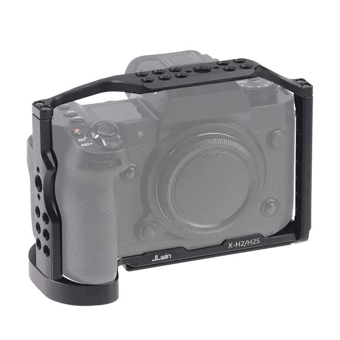 Kit de Cage pour caméra Fuji X-H2/X-H2S, cadre d'extension de photographie en Aluminium, plaque de p