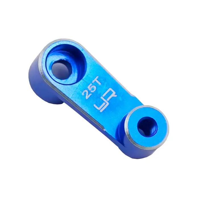 YEAH RACING 25T ALUMINUM 15.5MM SERVO HORN NOIR/BLU POUR LA SÉRIE B6 ASSOCIÉE DE TEAM # YA-0689BK YA