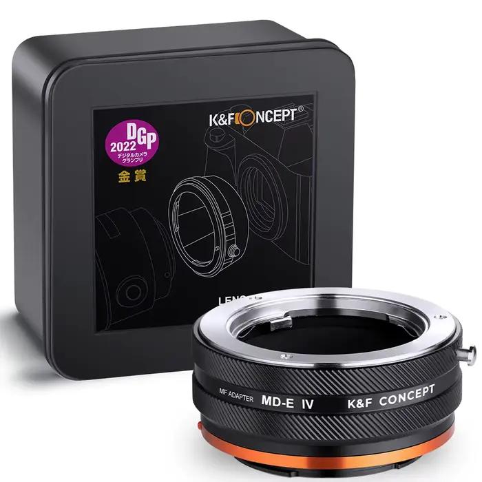 Adaptateur d'objectif K&F CONCEPT MD-E IV PRO pour monture Minolta MD vers monture Sony E FE pour ap