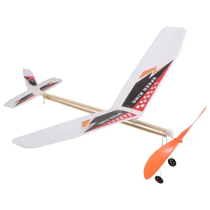 Kit d'avion éducatif planeur assemblé, modèle d'assemblage, jouet de bricolage, avion de tir pour en