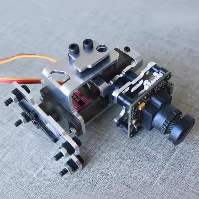 Nouveau cardan de Drone à cardan FPV à 2 axes avec 2 servomoteurs métalliques pour caméras d'avion m
