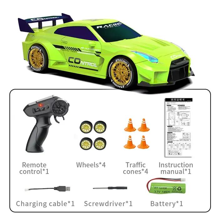 JJRC Q228 Mini dérive RC voiture 2.4G 4WD véhicule de course télécommandé avec lumières LED voiture