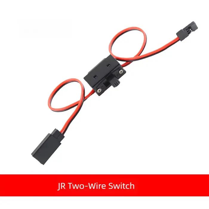 Interrupteur d'alimentation RC avec connecteurs Futaba/JR/JST – coupure de batterie pour drones, voi