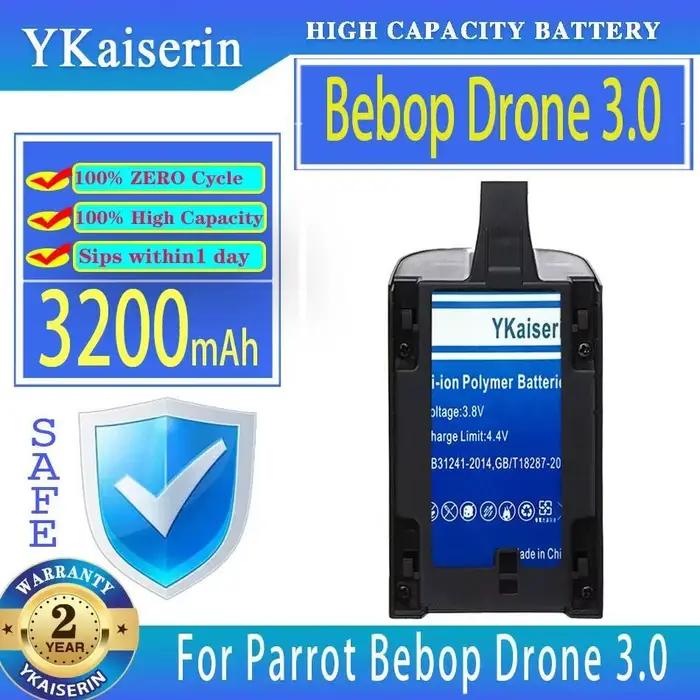 Batterie longue durée 3200Mah pour drone Parrot Bebop 3.0