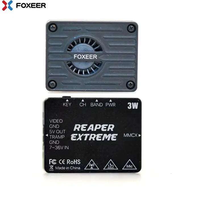 Foxeer Reaper Extreme 5.8G 3W 72CH 25mW 200mW 500mW 1.5W 3W VTX réglable pour Drone longue portée FP