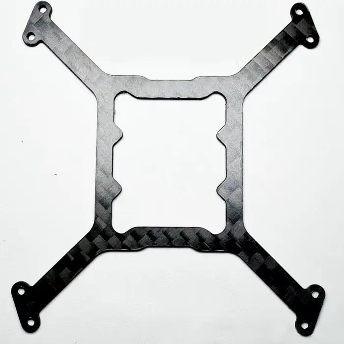 1 pièce pour cadre NewBeeDrone LiteAF75, plaque inférieure en fibre de carbone, épaisseur 1 mm, châs