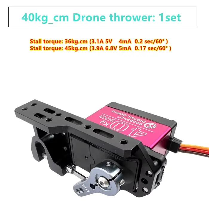 XAERO 45kg cm Servo numérique Paradropper 25T Système de largage aérien pour drone parabolique