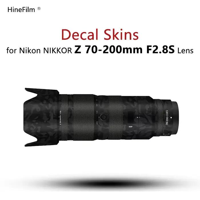 Intérieur kor-Couvercle d'objectif Z 70-200 F2.8S pour Nikon Z 70-200mm f/2.8 VR S, film autocollant