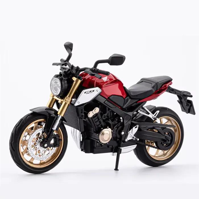 Modèle de moto de course en alliage Dream Wing CB650R 1:12, modèle de moto de sport de rue moulé sou
