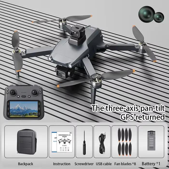 Nouveau Drone professionnel L600 Pro Max avec caméra 8K cardan 3 axes WIFI 360 ° Évitement d'obsta