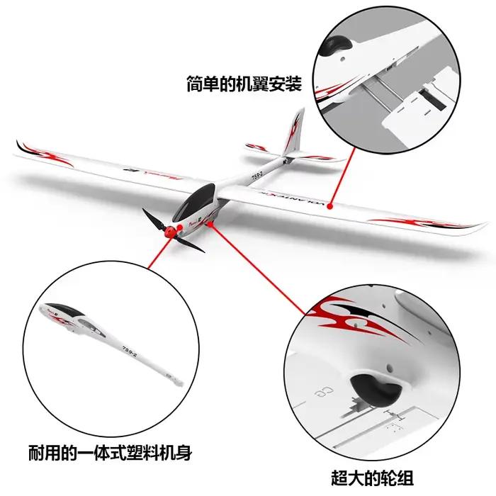 Avion télécommandé Orlans, modèle réduit d'avion télécommandé, envergure de 2 mètres, planeur téléco
