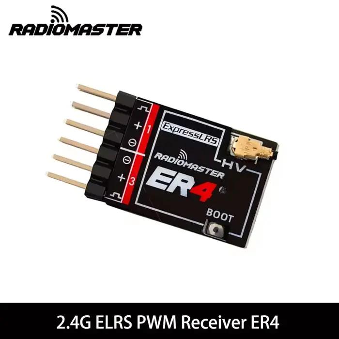 RadioMaster ER4 4CH ER6 6CH ER8 8CH 2.4G ELRS récepteur PWM pour avion RC système de contrôle de Dro