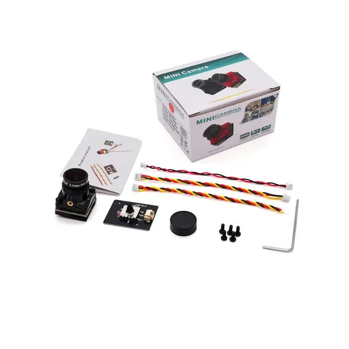 RC FPV Drone course caméra HD 1/1.8 "1800TVL Mini caméra FPV 5MP 2.1mm puissance de lentille 5V-40V