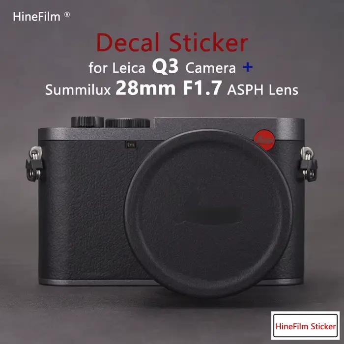 Leica-Film de protection pour appareil photo Q3, autocollant premium, peau anti-rayures