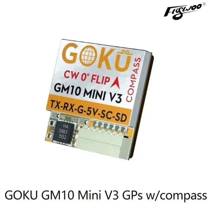 Flywoo GOKU GM10 Mini V3 GPS avec boussole pour drone FPV, pièces de bricolage