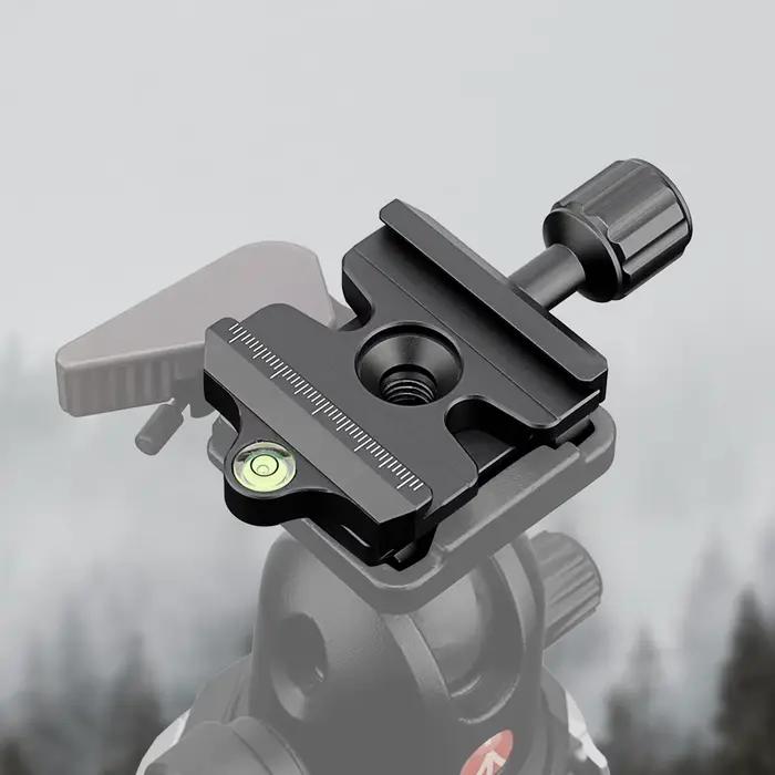 Haoge-Adaptateur de pince QR à dégagement rapide, compatible avec le système Manfrotto RC2 vers Arca