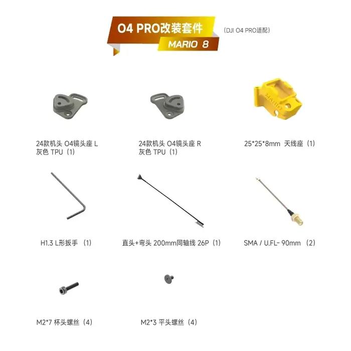 SpeedyBee Mario Fold Cadre longue portée CC 8 pouces pour drones FPV