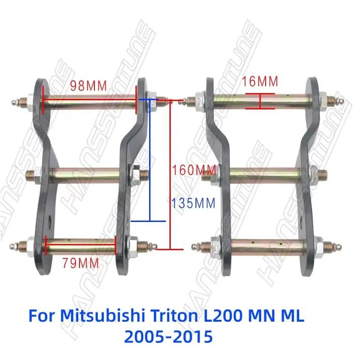 Kits de suspension arrière HANSSENTUNE 4x4 avec bras articulés graissables, kits de rehausse de susp
