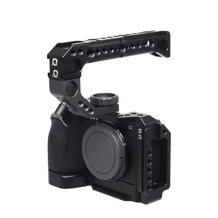 JINTU Cage en aluminium A6600 pour appareil photo Sony Alpha 6600, stabilisateur de photographie DSL