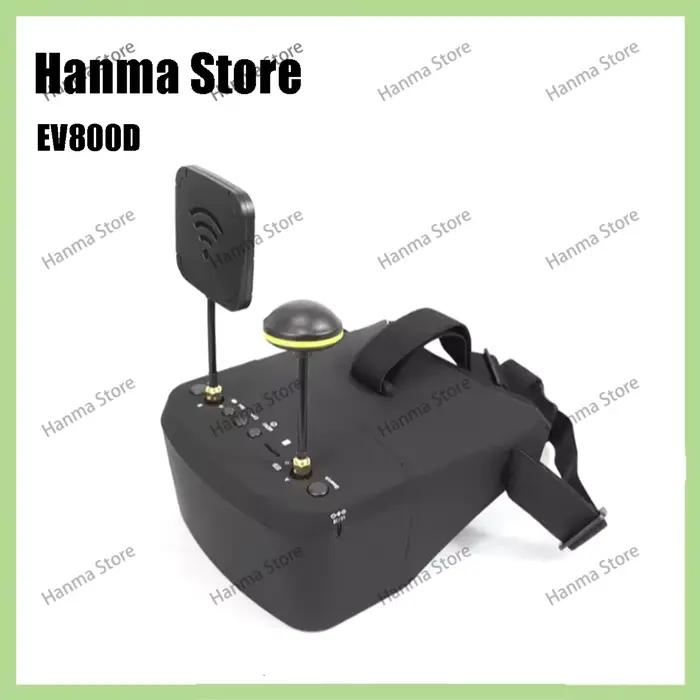 EV800D 5.8G 40CH 5 pouces 800*480 casque vidéo HD DVR diversité FPV lunettes avec batterie pour modè