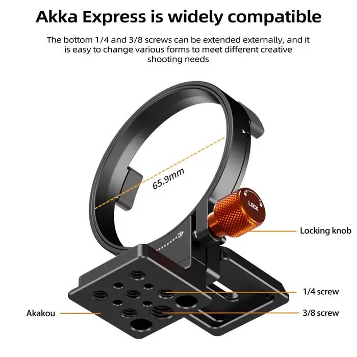 VRIG Arca Ring – collier d'objectif rotatif, montage sur trépied horizontal vers vertical, dégagemen