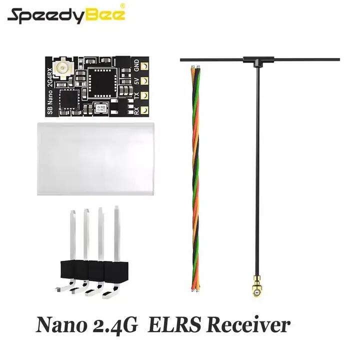 Récepteur SpeedyBee Nano 2.4G ExpressLRS ELRS pour Drones FPV Freestyle longue portée, pièces de bri