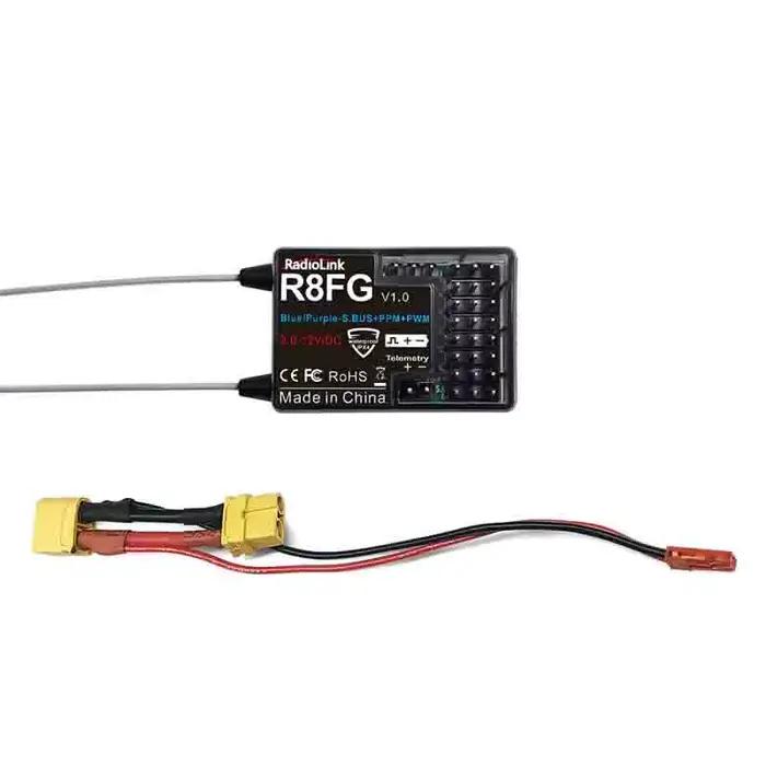 Radiolink RC8X 2.4G 8 canaux émetteur Radio, récepteur R8FG 4.3 pouces écran tactile LCD couleur 200
