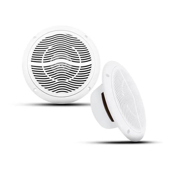Herdio 2 pièces haut-parleurs marins 2 voies 6.5 ''120W haut-parleurs de bateau stéréo extérieurs ét