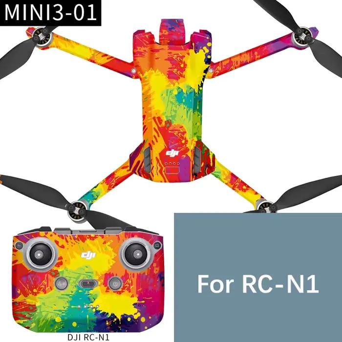 Autocollants pour corps de Drone DJI Mini 3, Film de protection en PVC pour télécommande RC-N1/RC, a