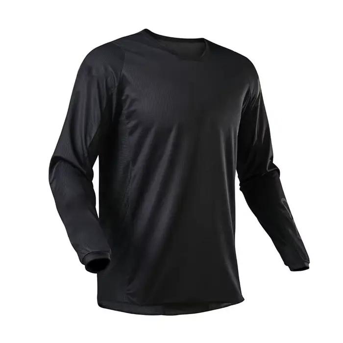 2023 maillot de motocross noir vtt enduro descente mx dh vélo montagne bmx maillot de cyclisme T-Shi