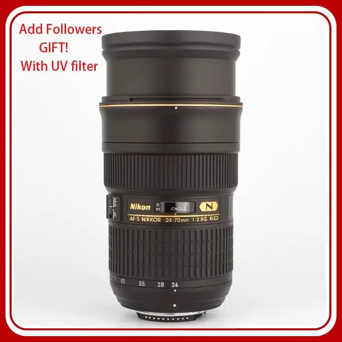 Objectif Nikon AF-S 24-70mm f/2.8G ED, pour appareils photo reflex D610 D600 D750 D810 D800 D800E D8
