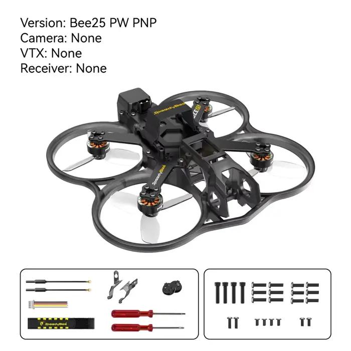 SpeedyBee Bee25 120mm empattement 2,5 pouces Drone HD O3 unité aérienne 4S Cinewhoop FPV