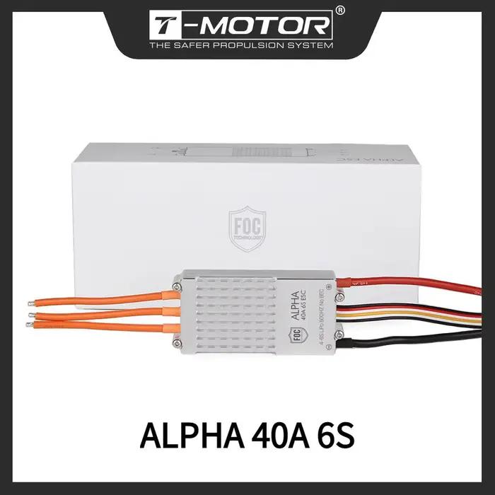 T-MOTOR ALPHA 40A 6S FOC multi-rotor UAV ESC contrôleur de vitesse électronique pour moteur sans bro