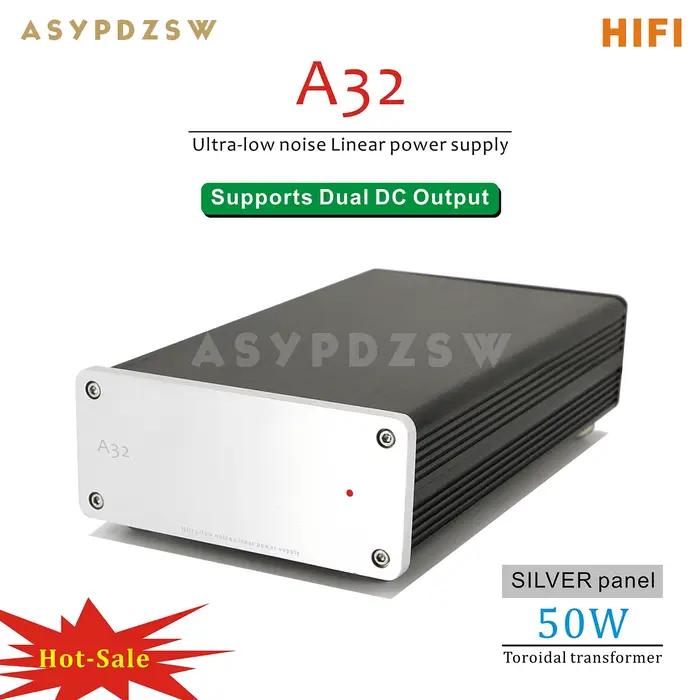 Alimentation linéaire ultra-faible bruit, A32, 50VA, HIFI, DC 5V, 9V, 12V, 15V, 18V, 19V, 24V, LPS