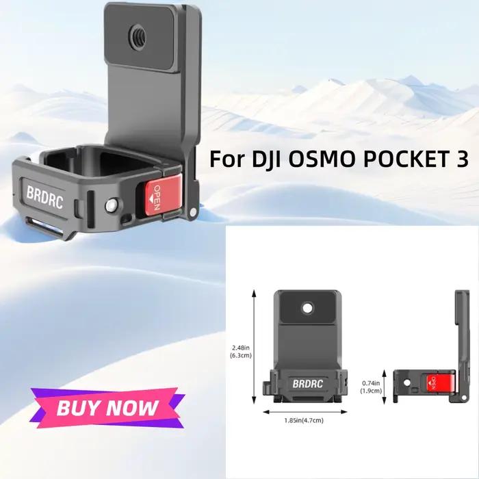 Station d'accueil magnétique pour DJI OSMO POCKET 3, extension multifonction, support de clip arrièr
