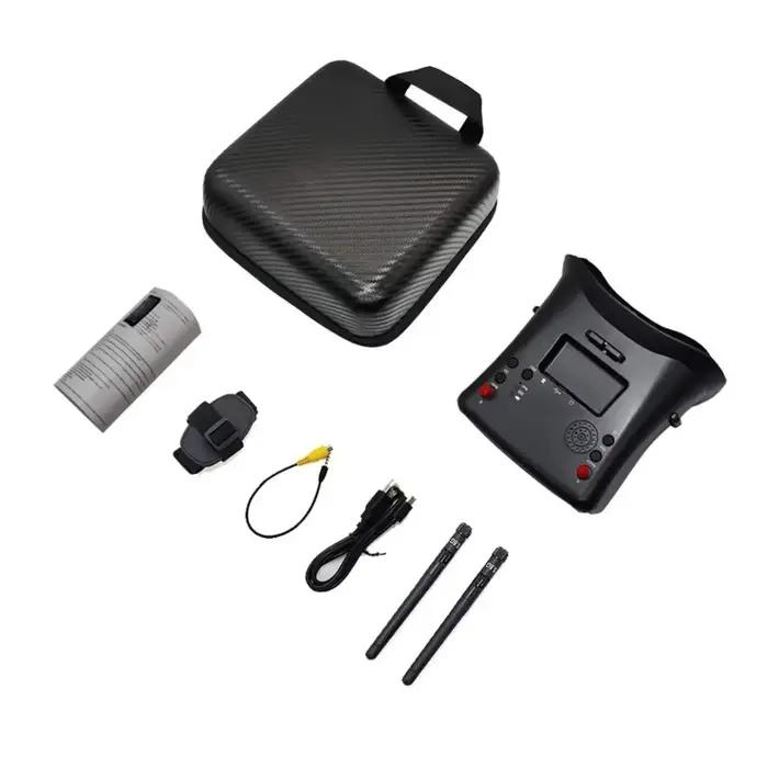 Lunettes FPV 5.8G LS-008D (LS008D) - 4,3" 40CH, double antenne DVR, batterie intégrée pour drone de