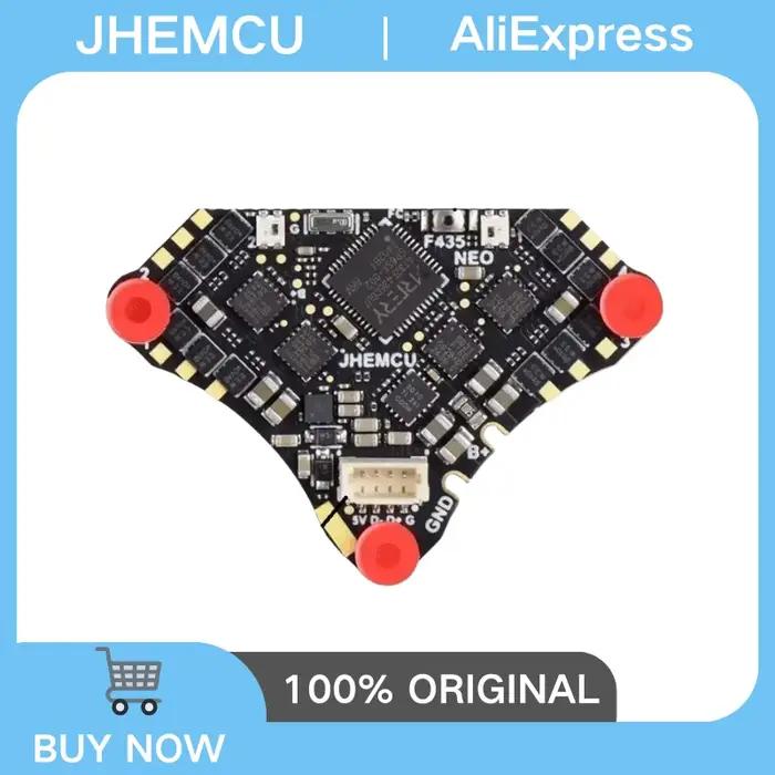 Contrôleur de vol JHEMCU F435 NEO 1S AIO 4-en-1 avec ESC 5A Dshot300 Type-C intégré ELRS 2.4G pour m