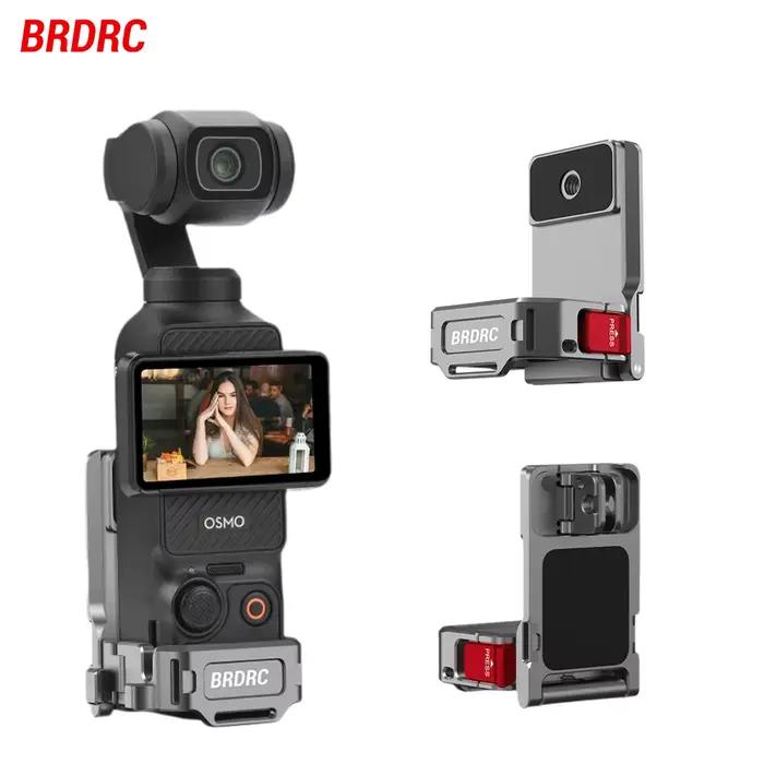 Support magnétique BRDRC pour DJI OSMO Pocket 3/Pocket 4, adaptateur d'extension à dégagement rapide