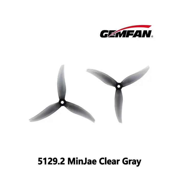 Hélice Gemfan 5129.2 MinJae 5 pouces à 3 pales en PC haute performance pour moteur 2207 2050KV, dron