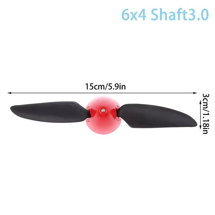 Hélice pliante avec couvercle Spinner, arbre moteur, avion RC, drones fœtaux der, 6x3, 6x4, 7.5x4, 8
