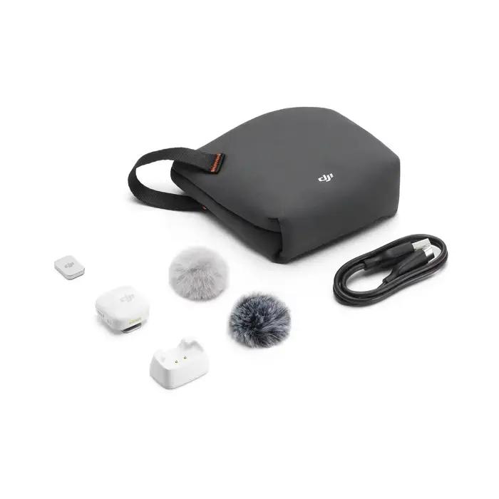 DJI Mic Mini Audio de haute qualité avec Transmission Stable fonctionnement 48 heures avec boîtier s