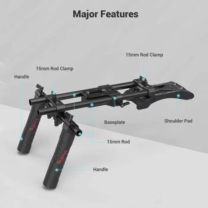 SmallRig-Kit de montage universel pour appareil photo reflex numérique, sans miroir et petit, 2896C