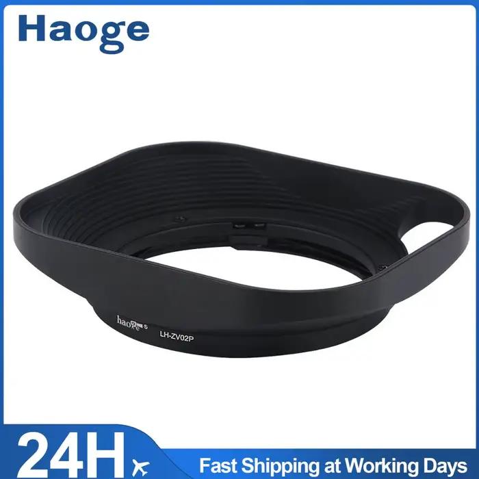 Haoge LH-ZV02P pare-soleil carré en métal pour conclus Zed'appareils Communautés ar T * 2/50 50mm f2
